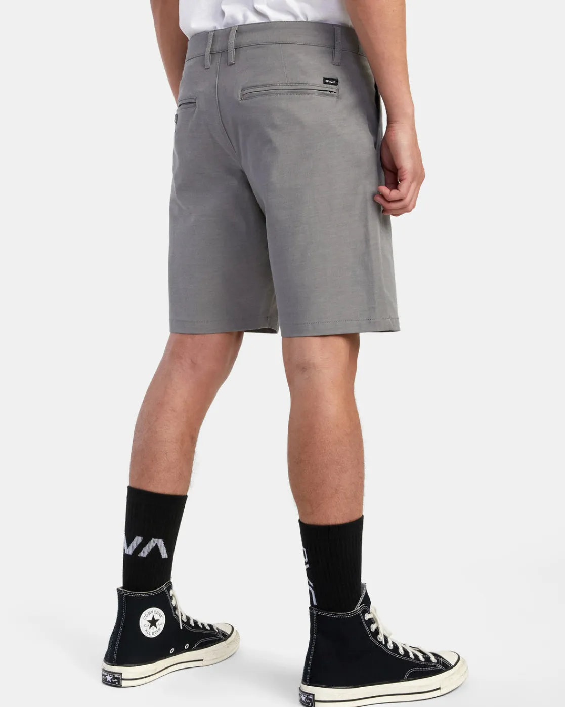 RVCA BACK IN HYBRID 19" SHORTS Athletic Heather