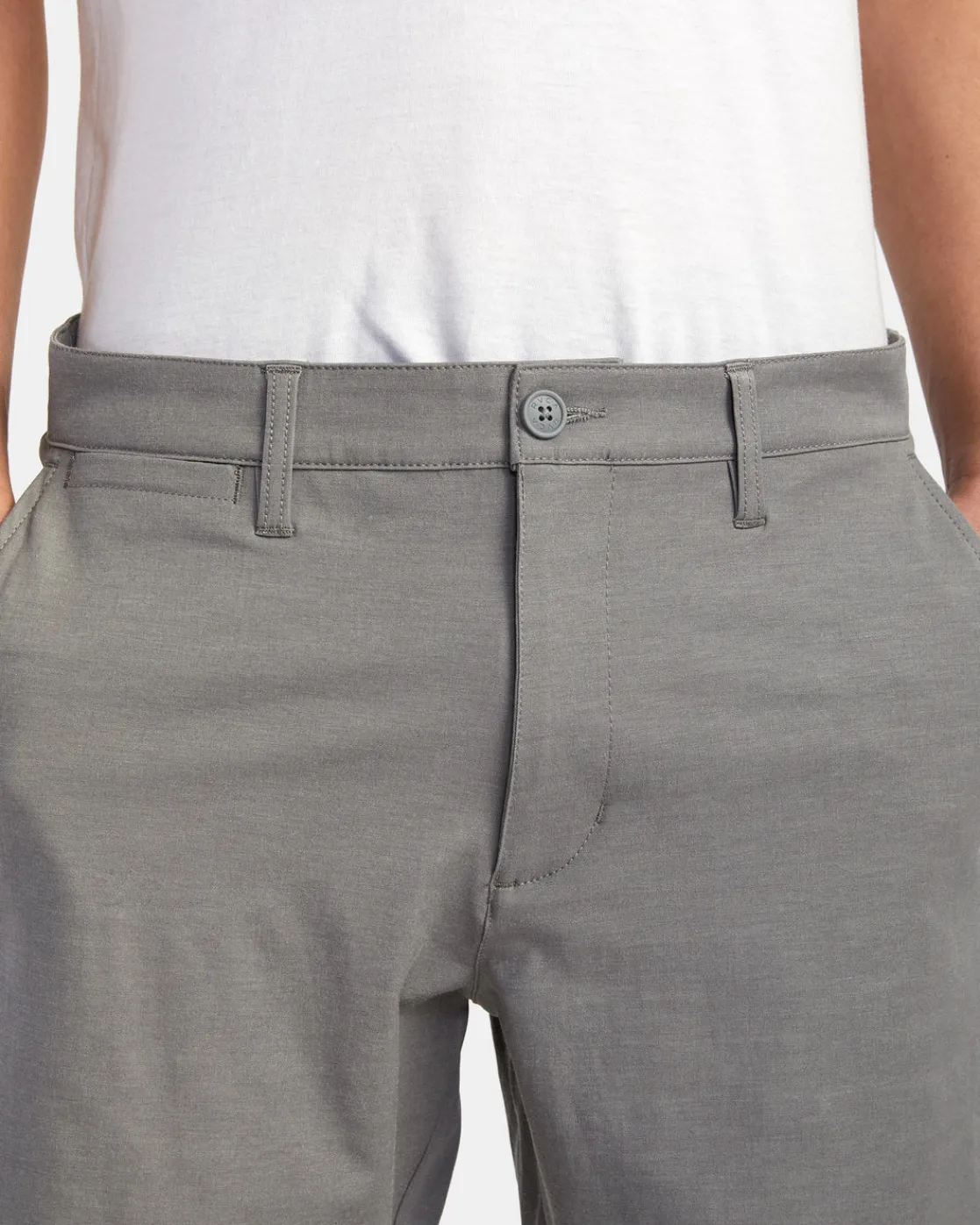RVCA BACK IN HYBRID 19" SHORTS Athletic Heather