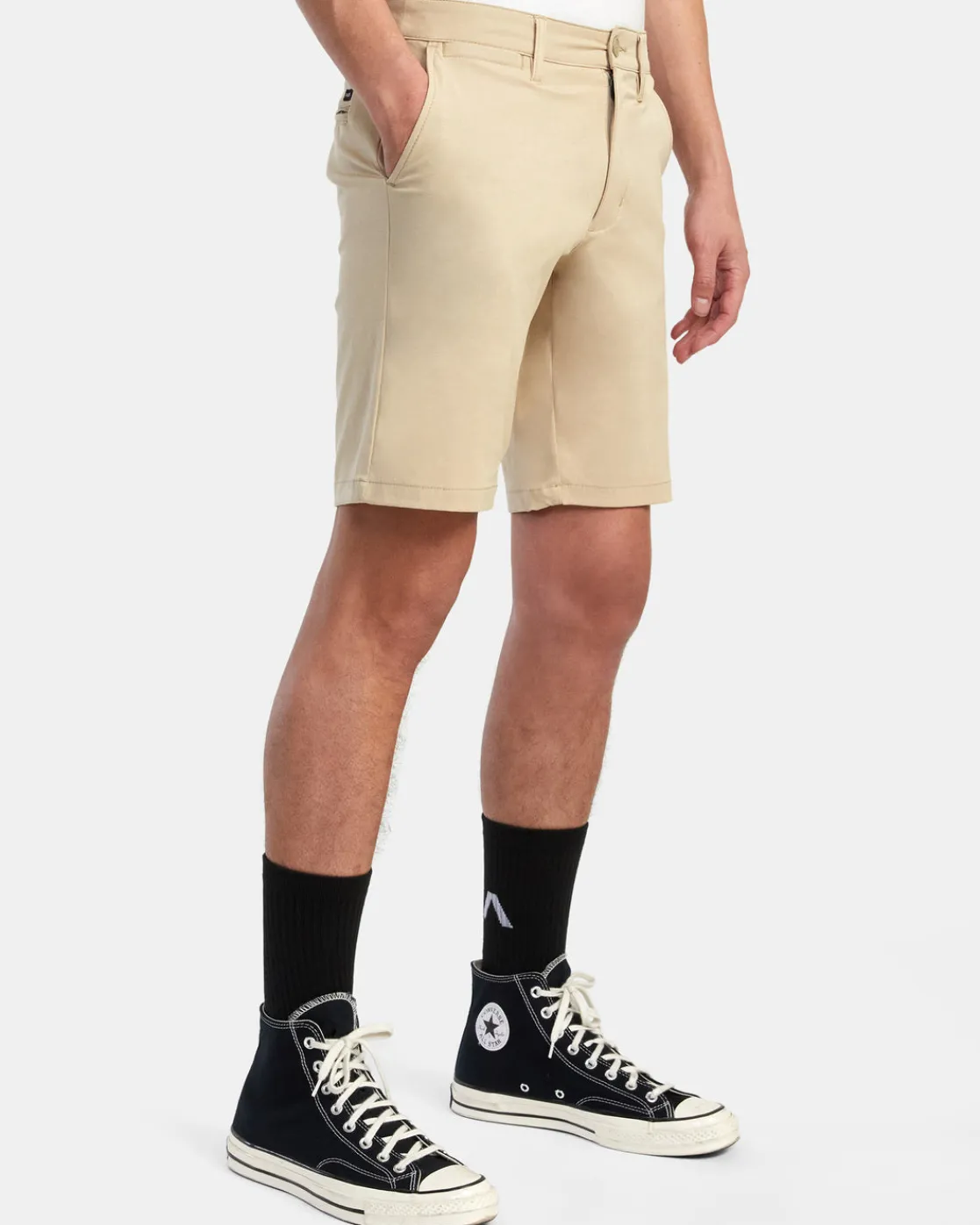 RVCA BACK IN HYBRID 19" SHORTS Khaki Clearance