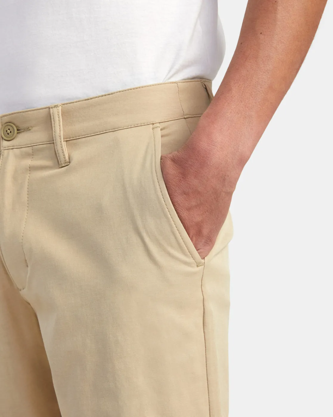 RVCA BACK IN HYBRID 19" SHORTS Khaki Clearance