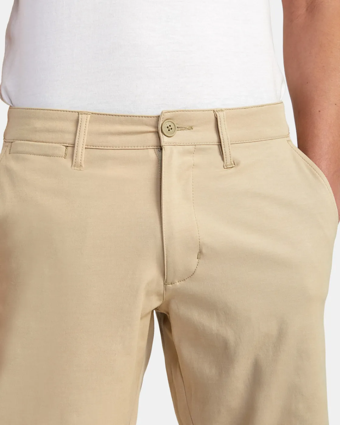 RVCA BACK IN HYBRID 19" SHORTS Khaki Clearance