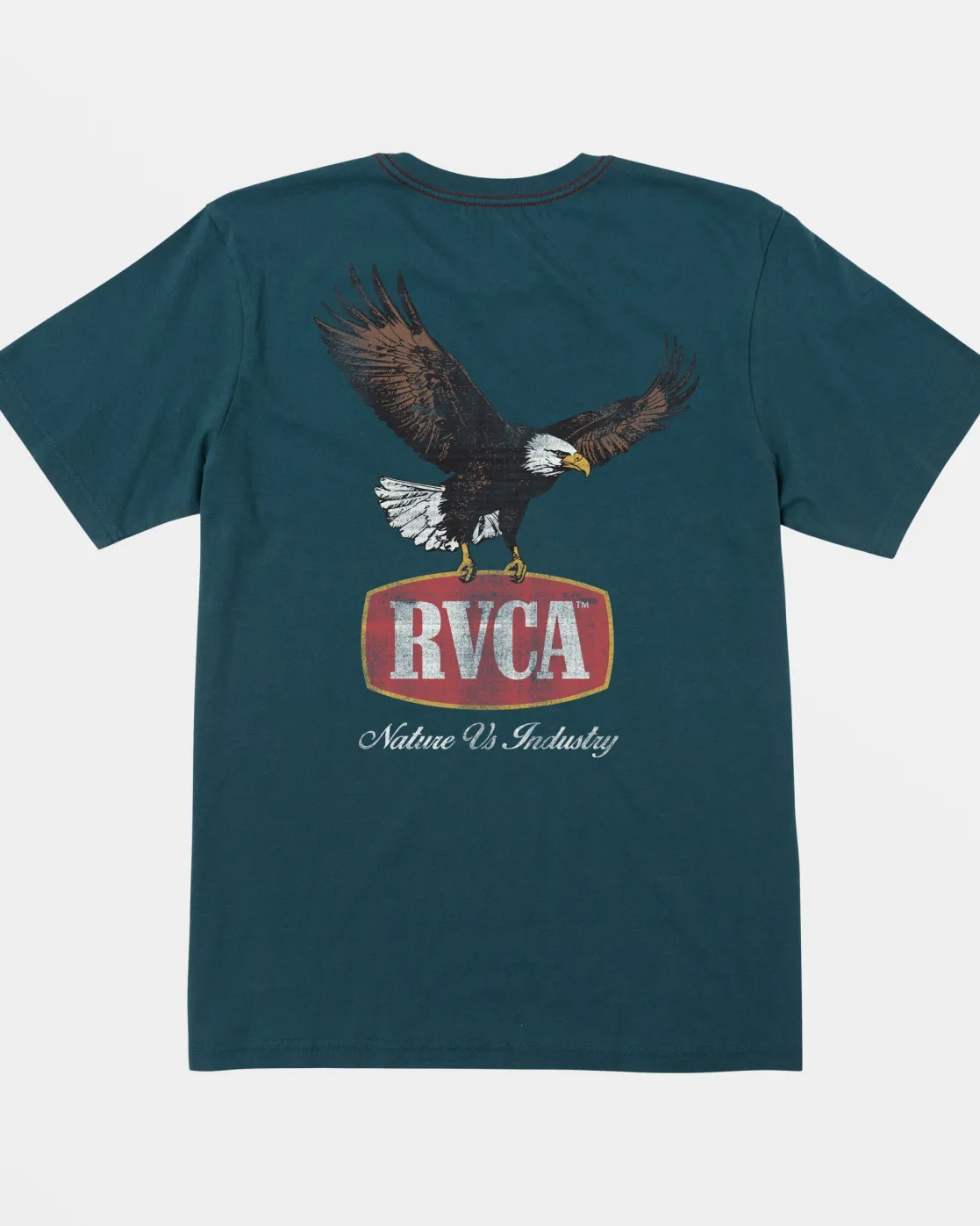RVCA BOYS FLIGHT PATH TEE Duck Blue Clearance