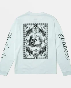RVCA CHEFS KISS LONG SLEEVE T-SHIRT White