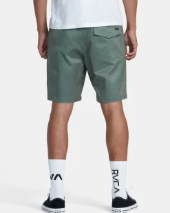 RVCA CIVIC HYBRID 18" BOARDSHORTS Olivine New