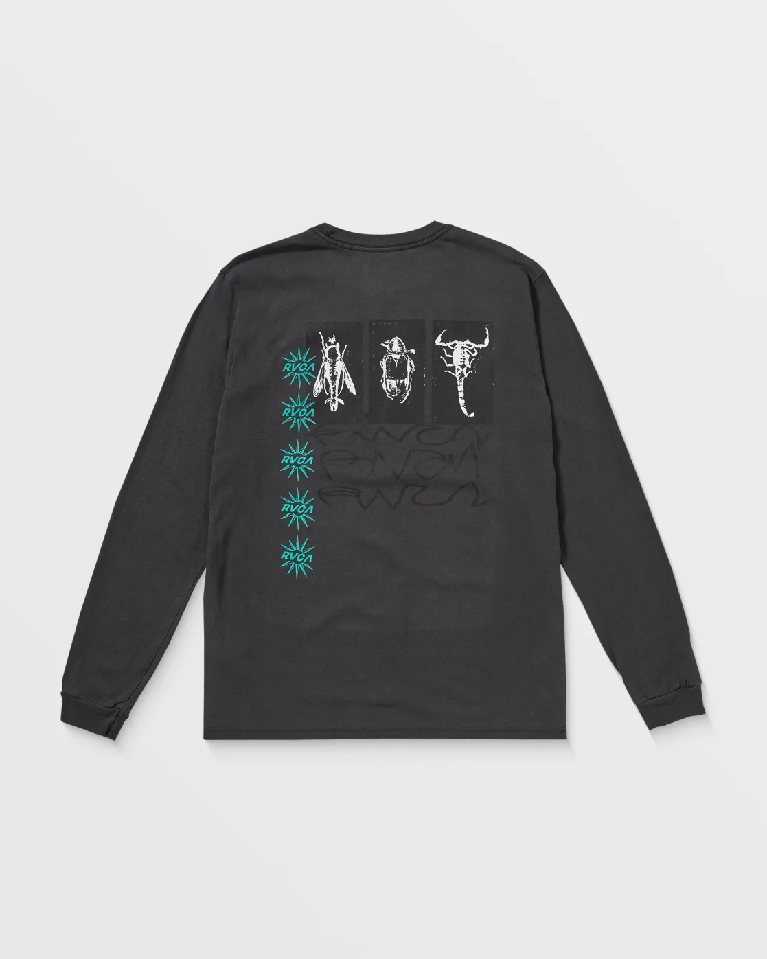 RVCA CLIPS LONG SLEEVE TEE Black Outlet