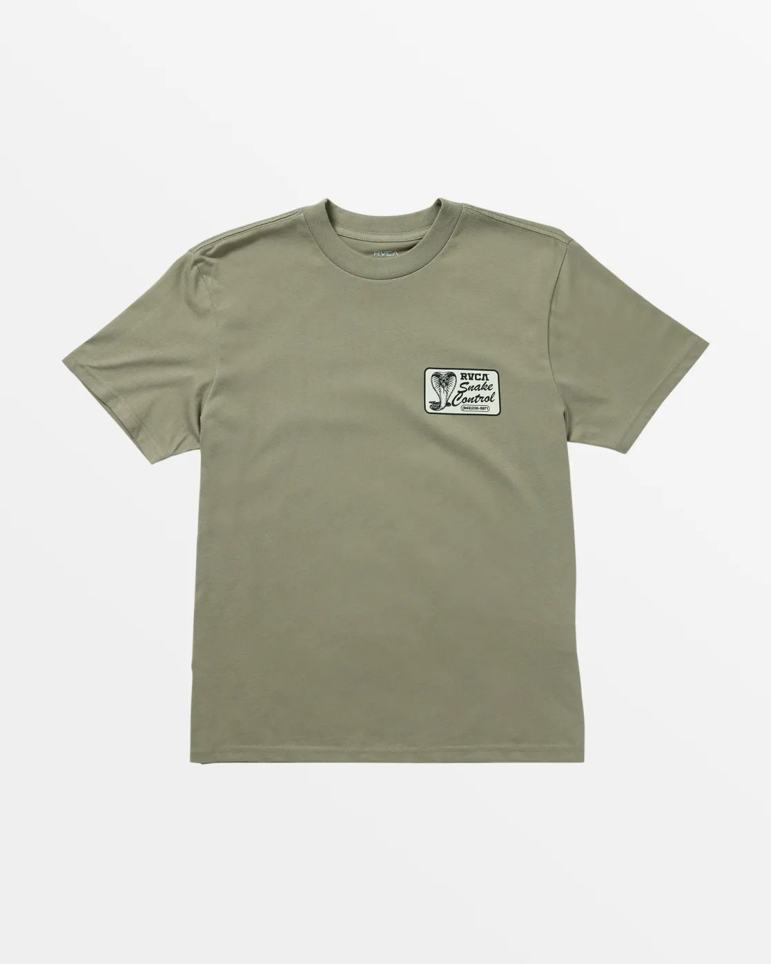 RVCA COBRA SERVICES TEE Aloe Hot