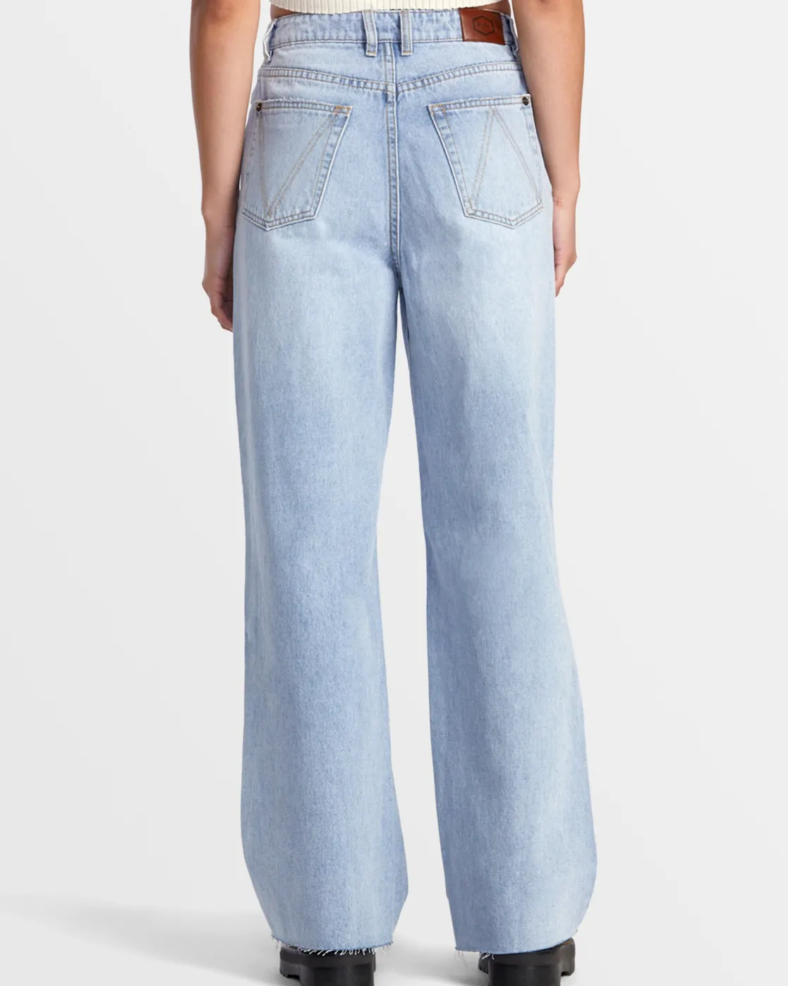 RVCA COCO DENIM JEANS Bleached Indigo