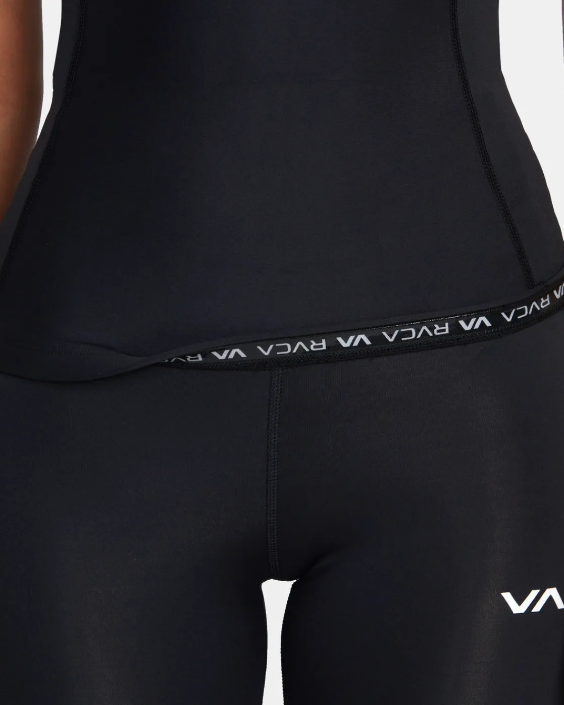 RVCA COMPRESSION SHORT SLEEVE SURF TEE Black Best