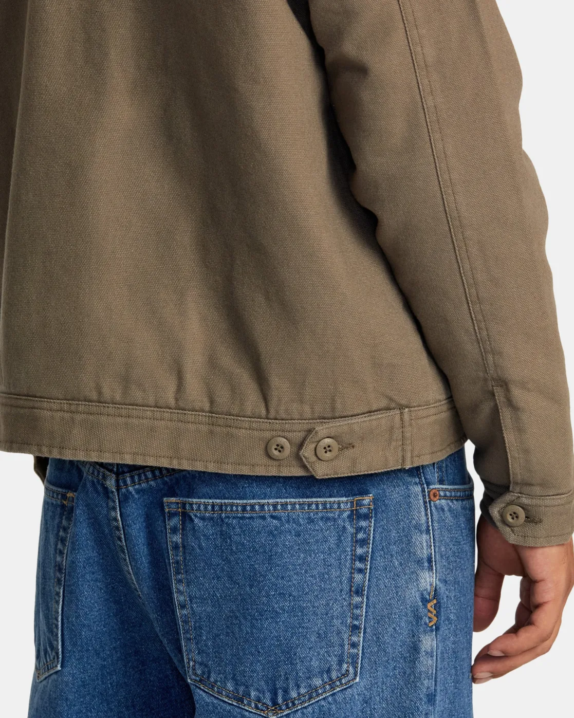 RVCA COPING JACKET Mushroom Hot