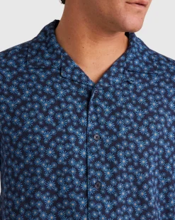 RVCA COSMOS SHORT SLEEVE SHIRT Outer Space Online