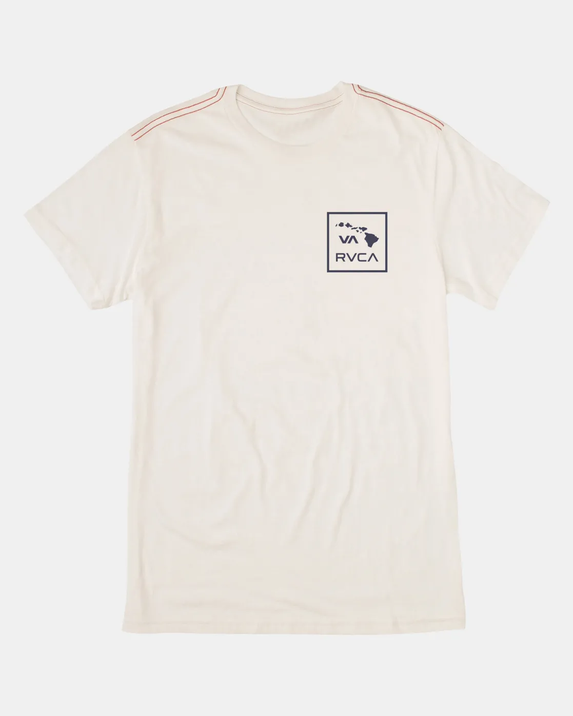 RVCA HAWAII VA ATW PALM SHORT SLEEVE TEE Antique White Best