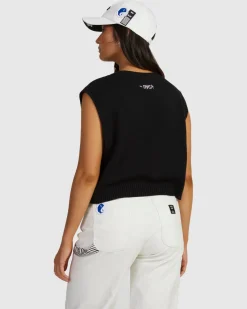 RVCA JOYS SWEATER VEST Black Online
