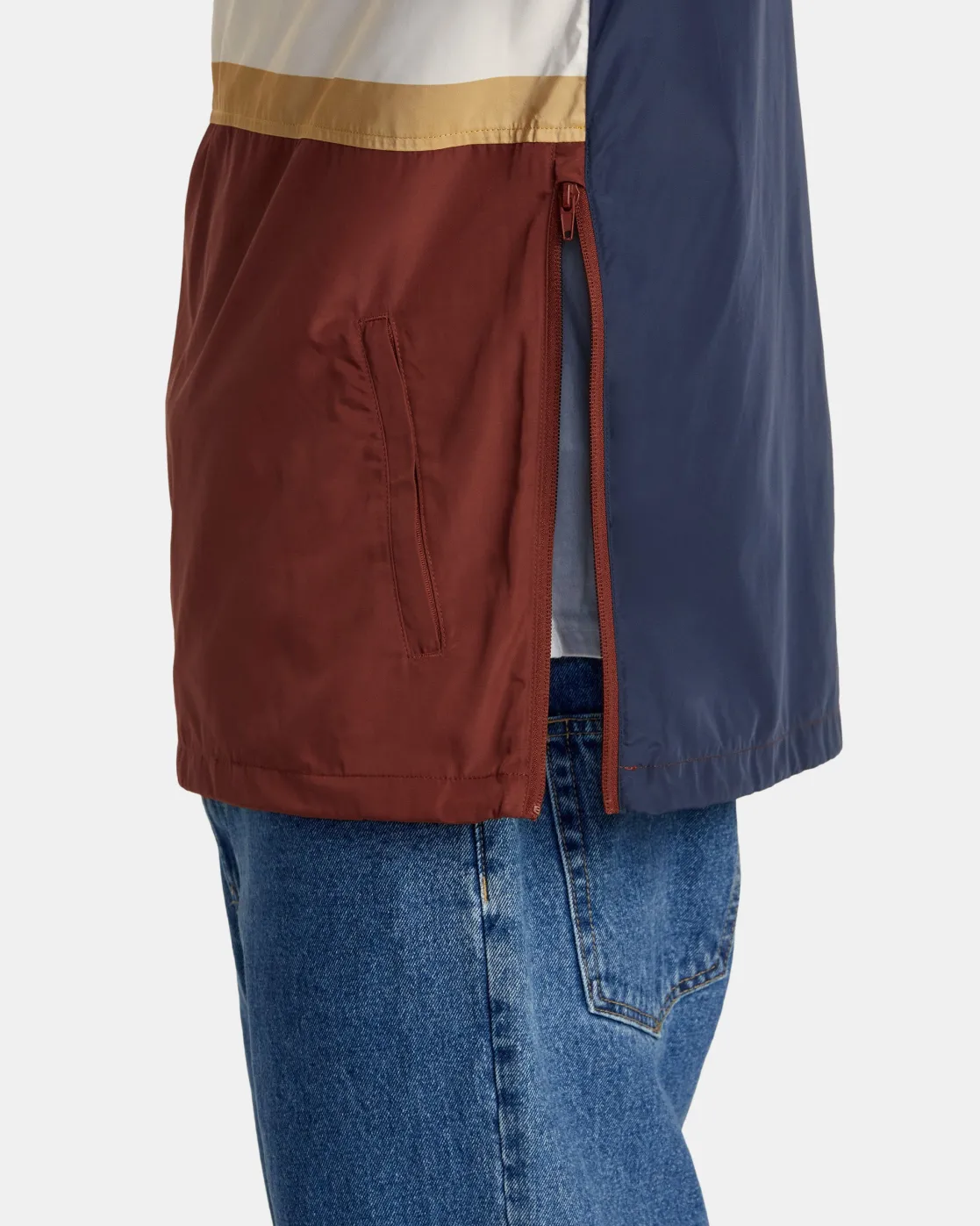 RVCA MEYER II ANORAK JACKET Moody Blue Best