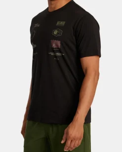 RVCA MULTI GRID TEE Black Hot
