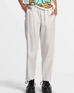 RVCA NEW YUME BEACH PANTS Latte Best