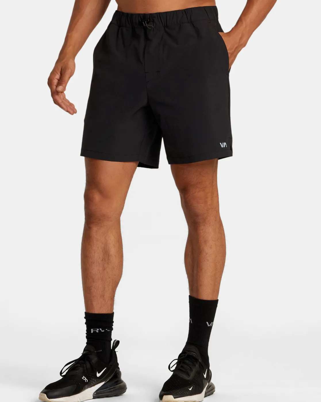 RVCA OUTSIDER 17" SHORTS Black Clearance