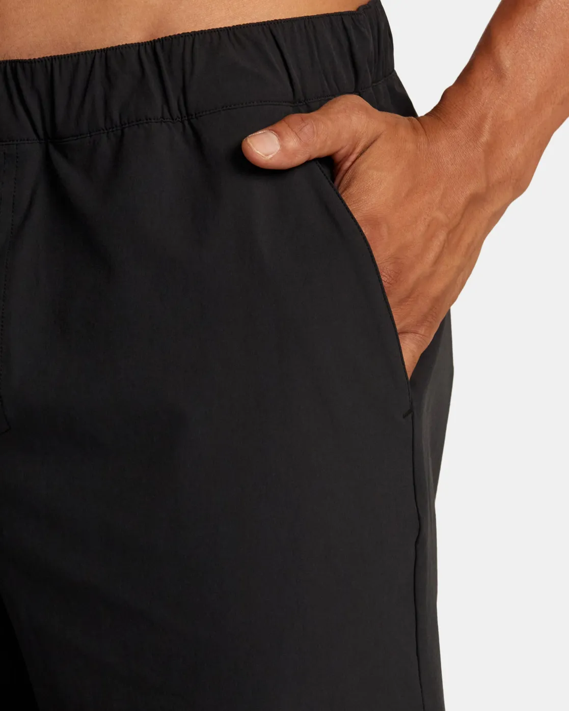 RVCA OUTSIDER 17" SHORTS Black Clearance