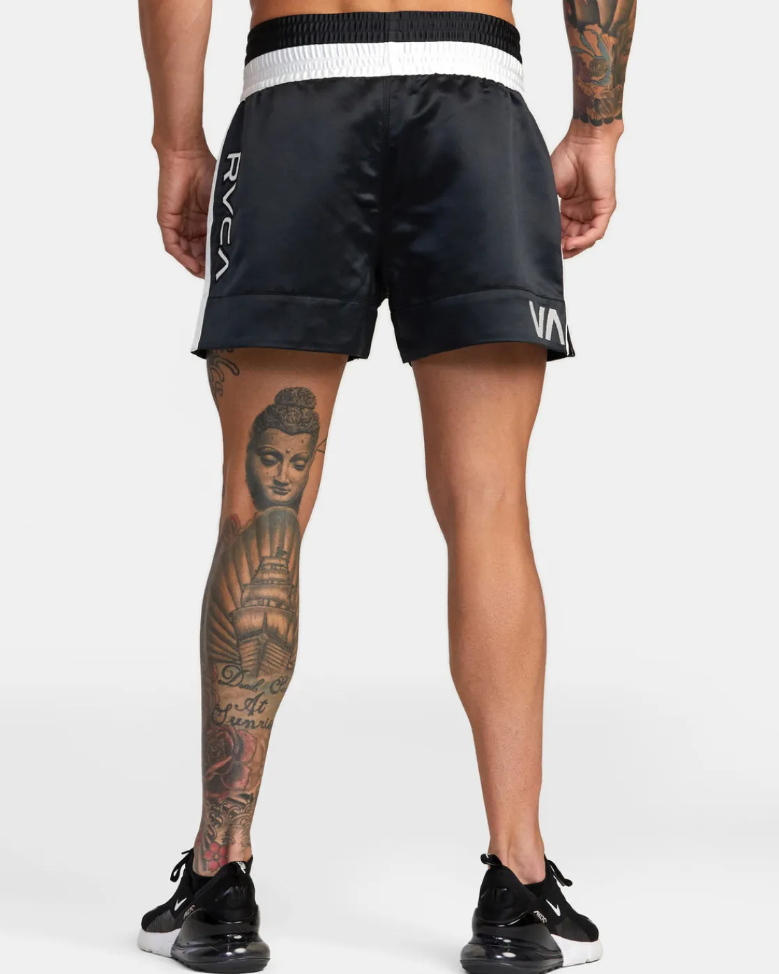 RVCA 15" MUAY THAI BOXING SHORTS Black Best