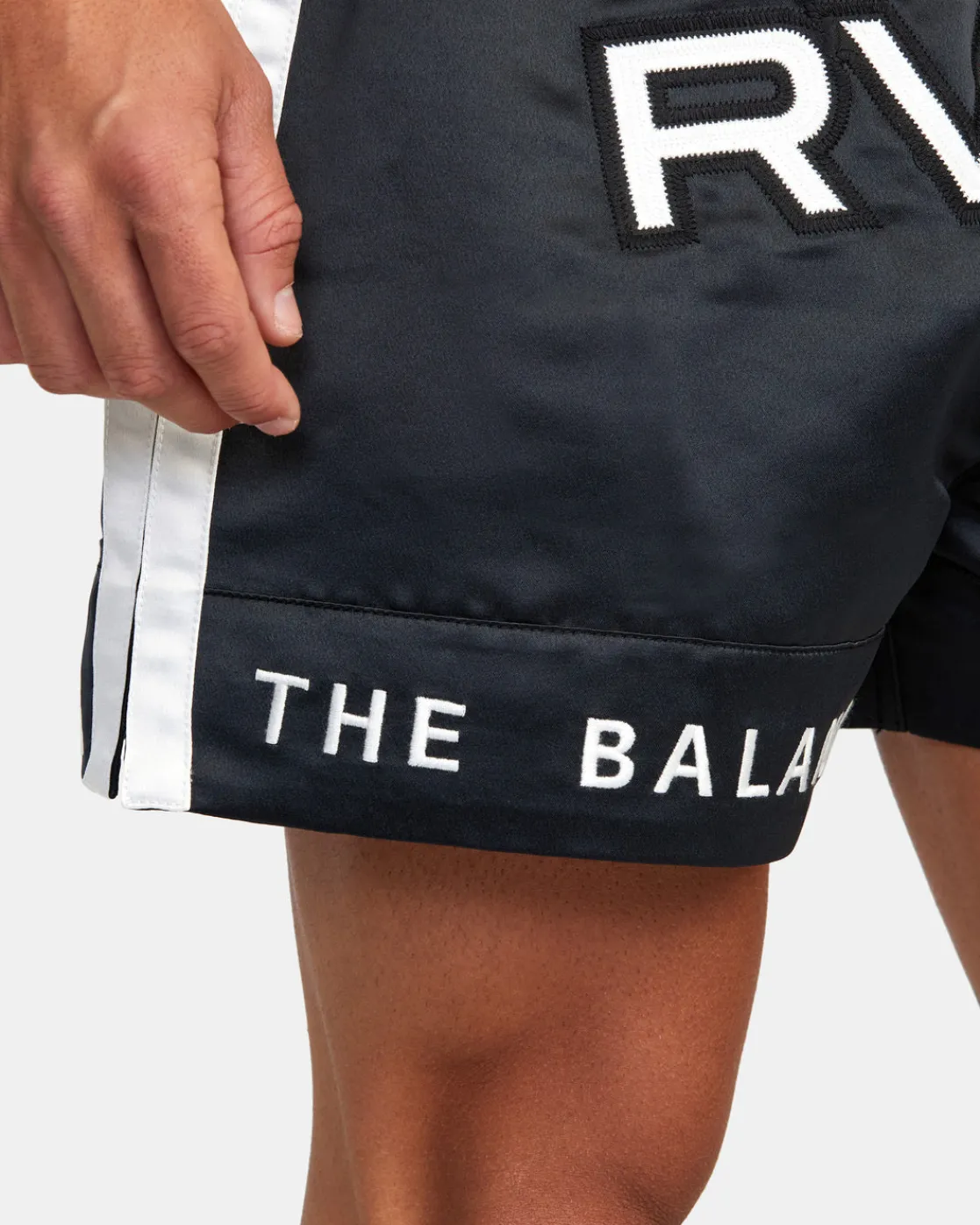 RVCA 15" MUAY THAI BOXING SHORTS Black Best