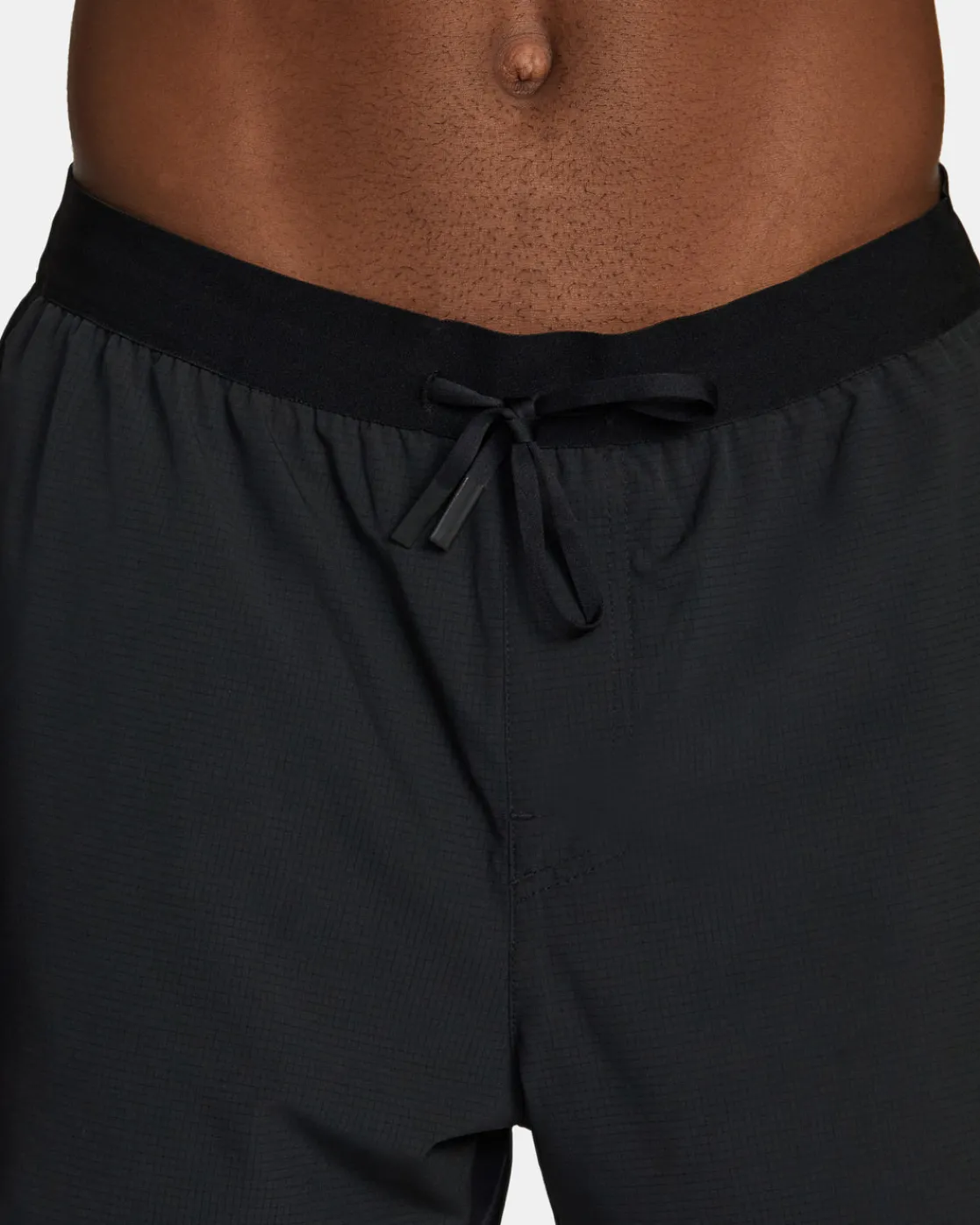 RVCA RUNNER 14" ELASTIC WAIST SHORTS Black Clearance