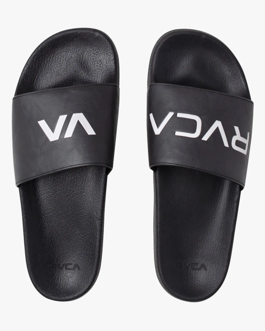 RVCA SPORT SLIDES Black/White Outlet