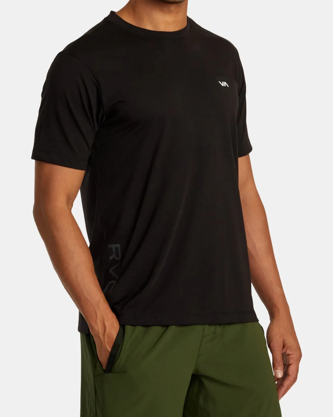 RVCA 2X TEE Black Hot