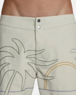 RVCA SUNSET EXOTICA BOARDSHORTS 17'' Natural Discount