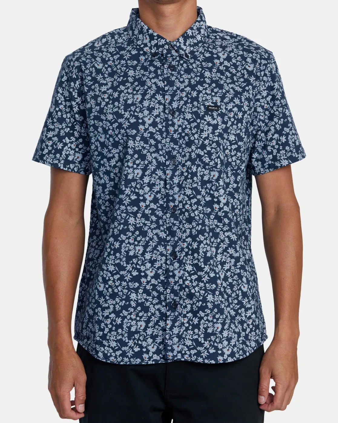 RVCA THAT'LL DO PRINT SHORT SLEEVE SHIRT Petrol Blue Online