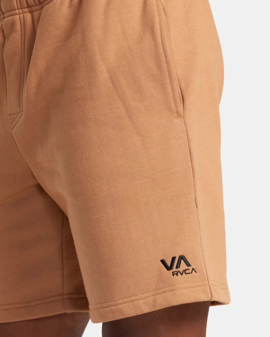 RVCA VA ESSENTIAL 18" SWEAT SHORTS Dark Khaki Discount
