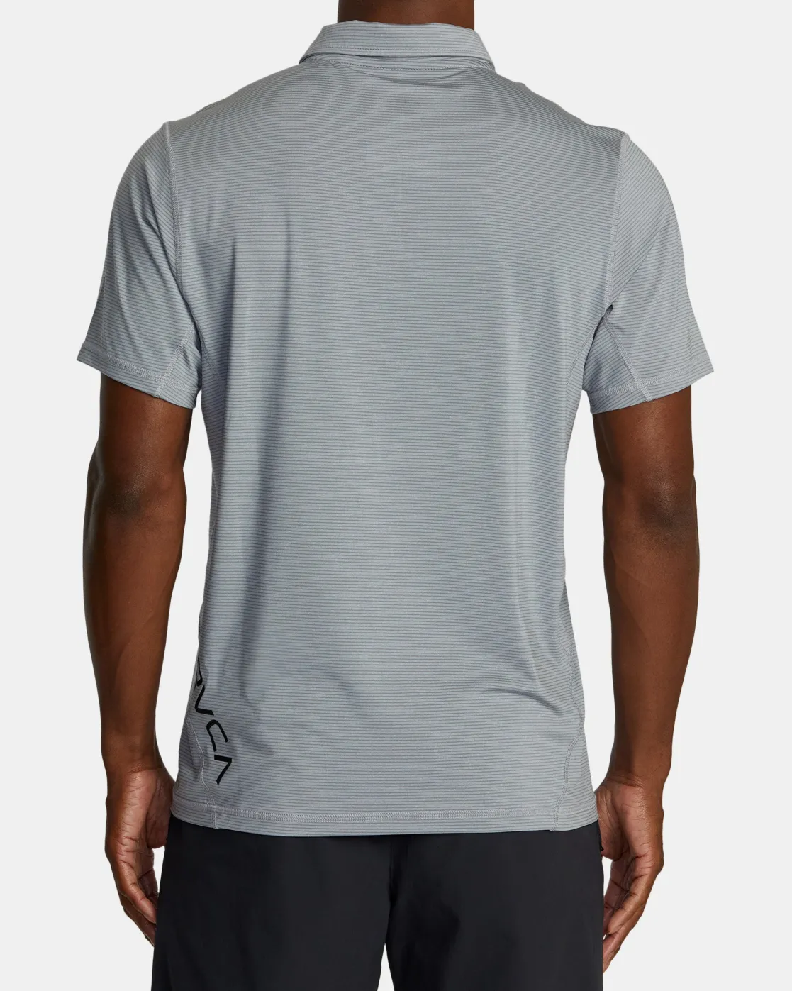 RVCA VA SPORT VENT TECHNICAL POLO SHIRT Chalk Stripe Outlet