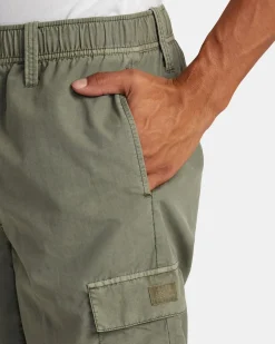 RVCA VACANCY CARGO PANTS Sage Leaf Clearance