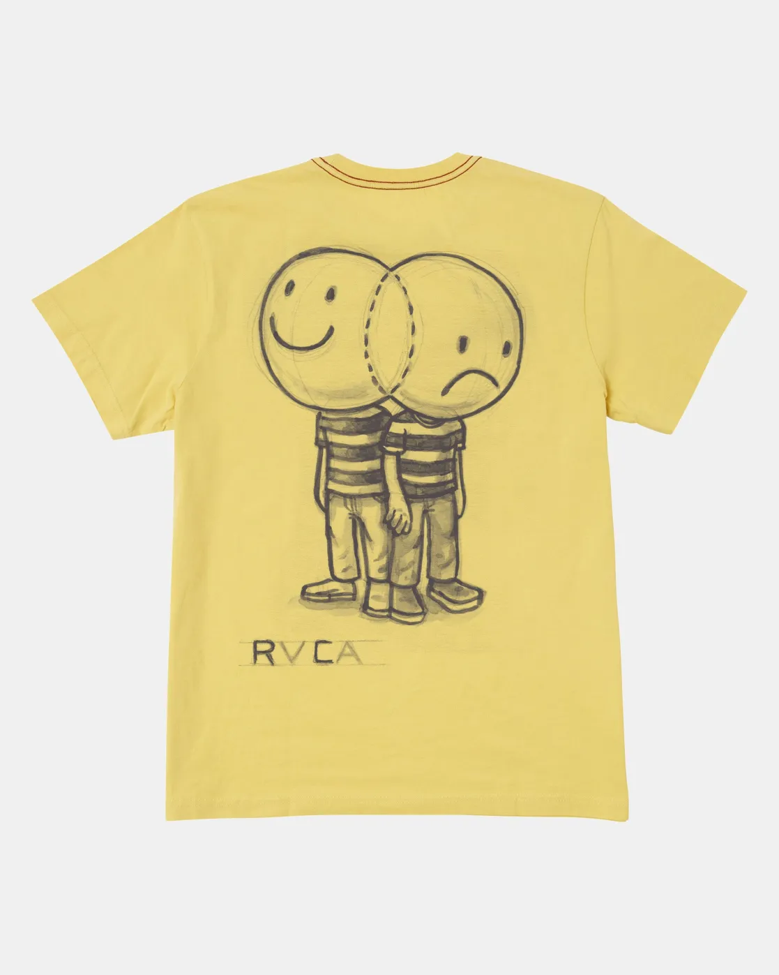 RVCA VENN DIAGRAM TEE Jojoba
