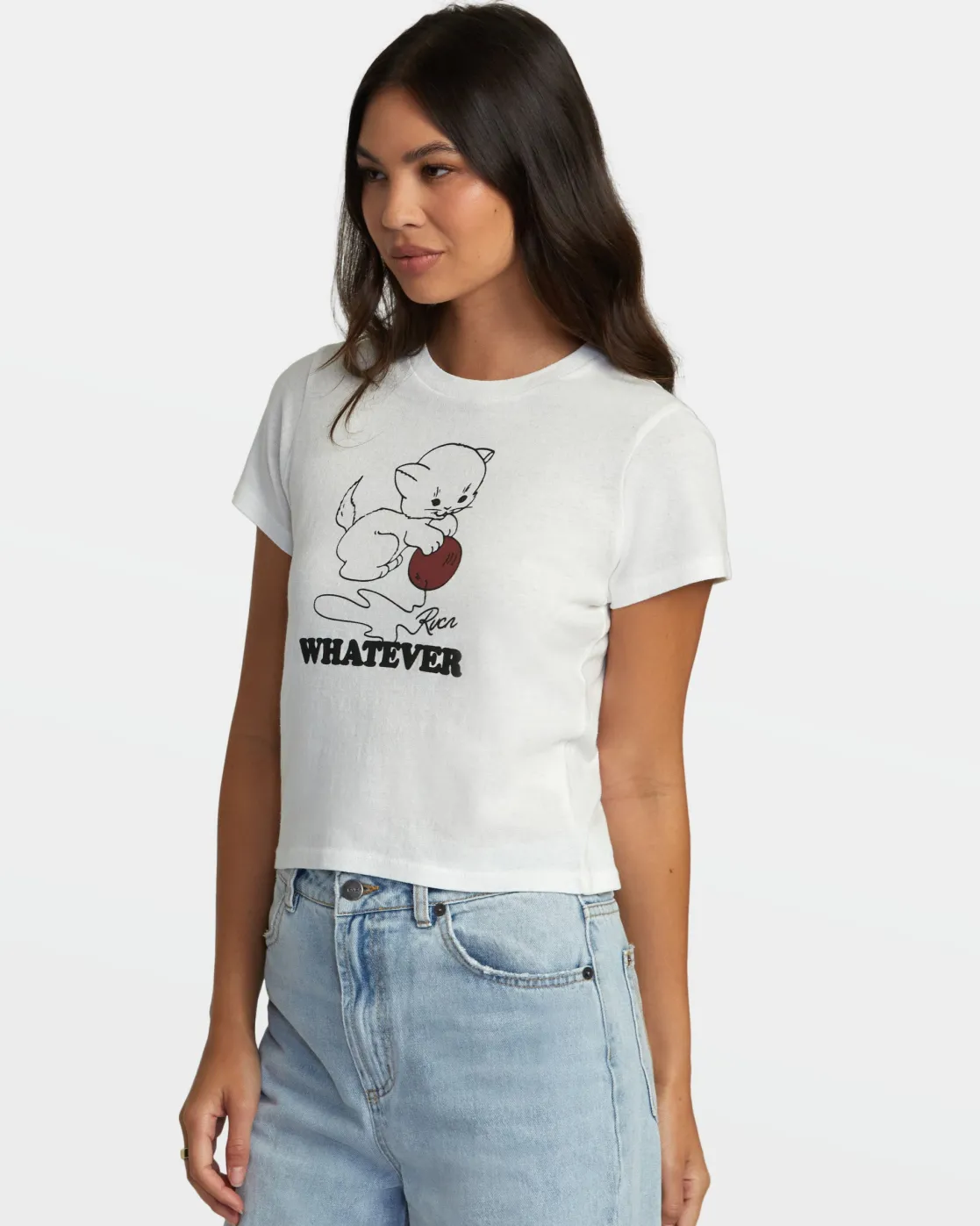 RVCA WHATEVER TEE Vintage White
