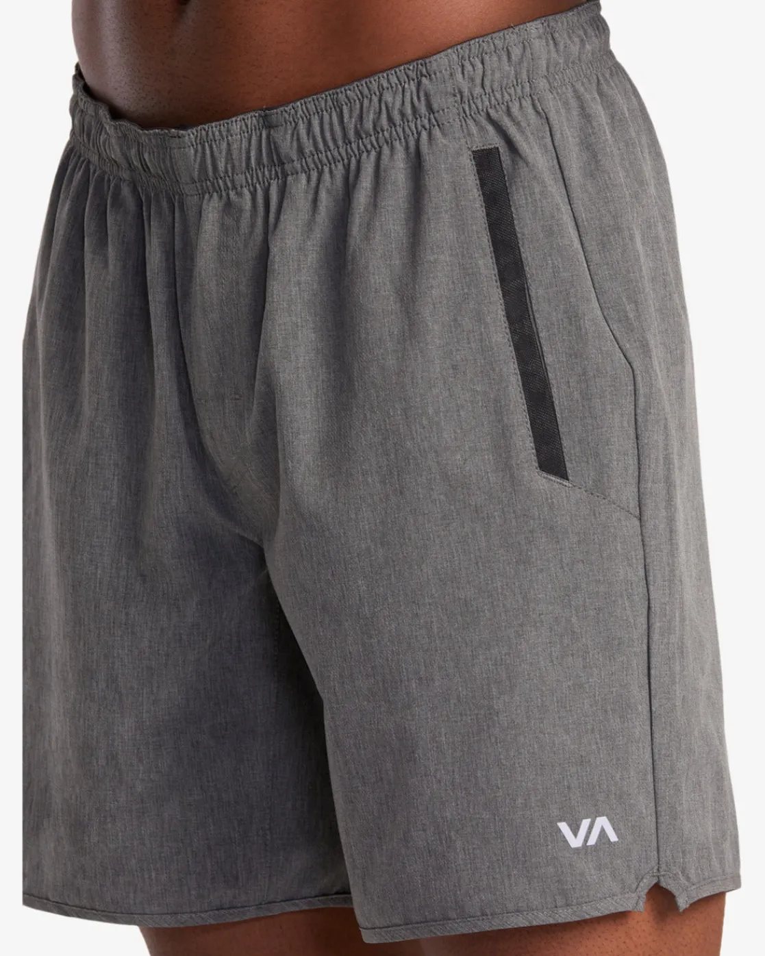 RVCA YOGGER STRETCH 17" ATHLETIC SHORTS Charcoal Heather Online