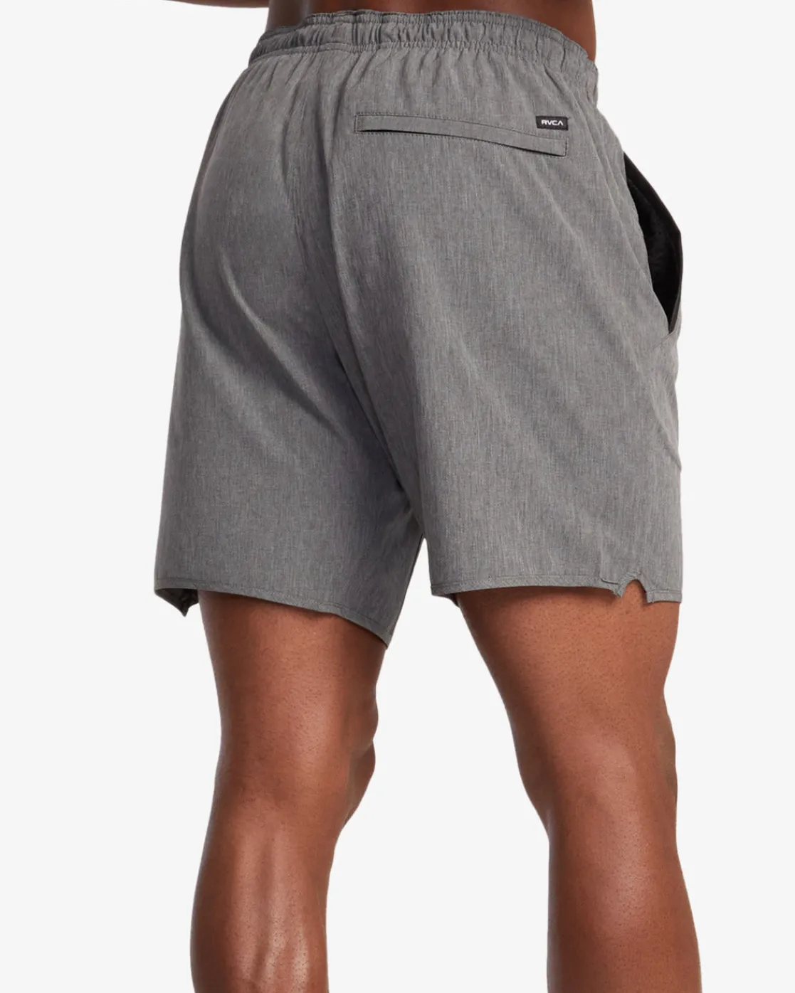 RVCA YOGGER STRETCH 17" ATHLETIC SHORTS Charcoal Heather Online