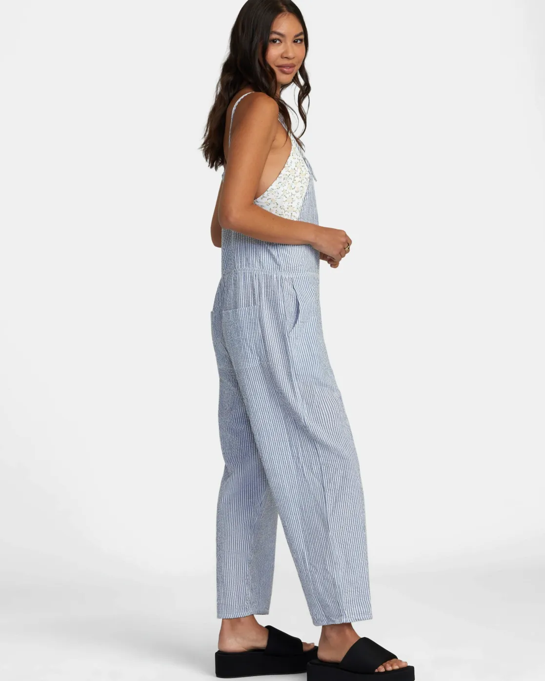 RVCA ZULA JUMPER COVER-UP Coronet Blue New